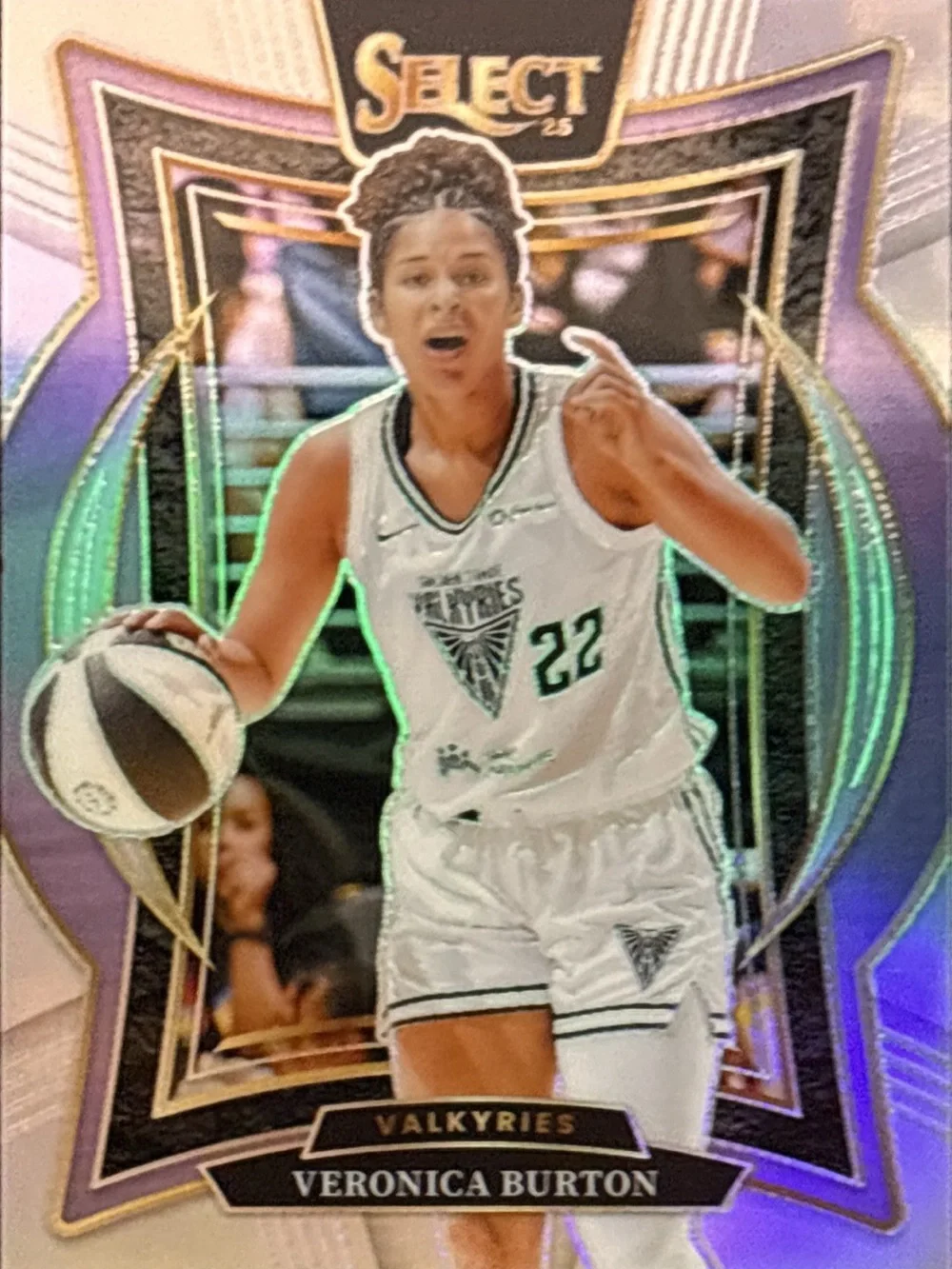 Panini Select Veronica Burton Holo Basketball Card